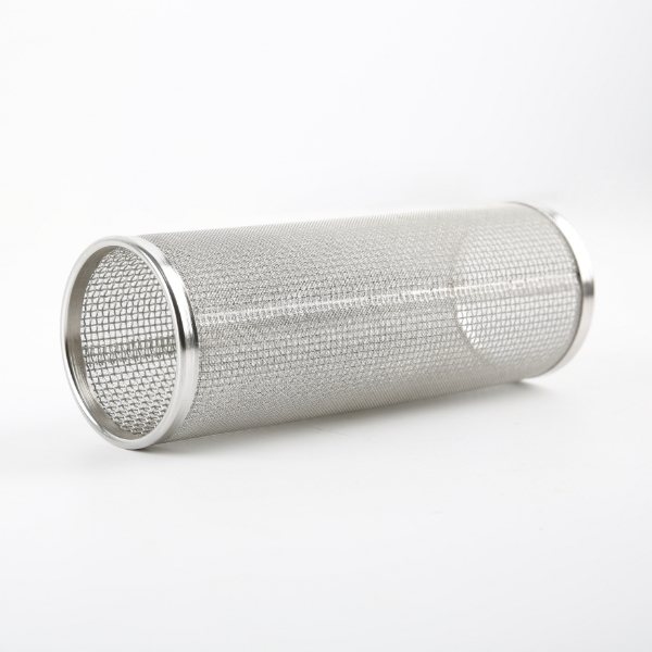 Cilindro de filtro de malla tejida de 2 capas