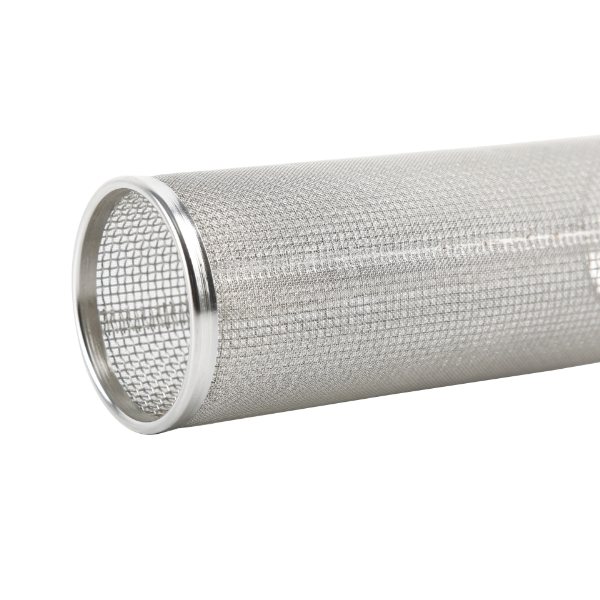Stainless steel woven mesh filter tube
