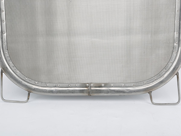 Vertical leaf filter element lower part details